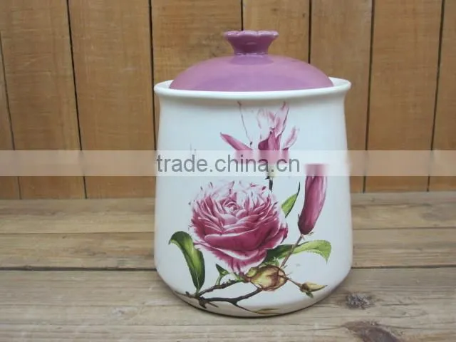 Factory direct sale ceramic water jug with handle