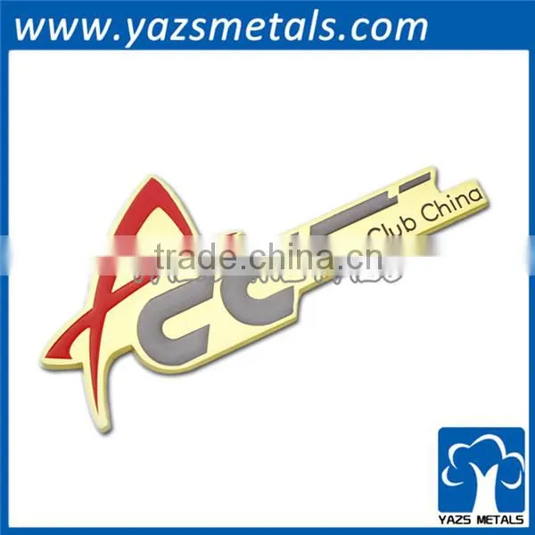 factory making metal car back logo