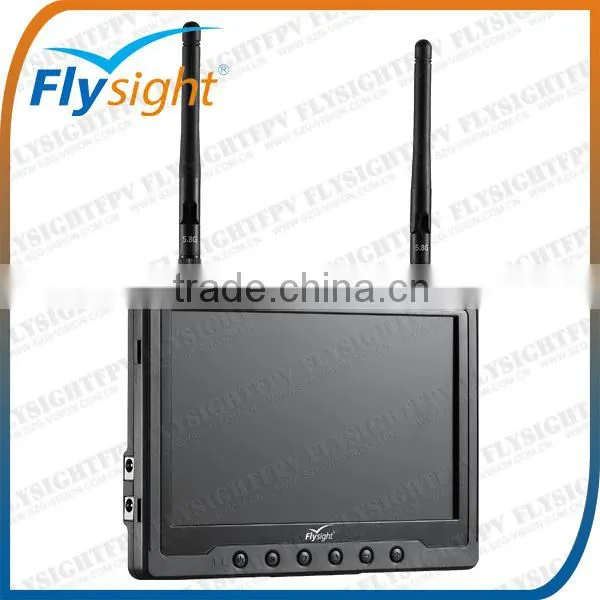 H1468 Flysight RC801 Wireless 5.8GHz Diversity Receiver 7 Inch FPV Monitor for Quadcopter Kits