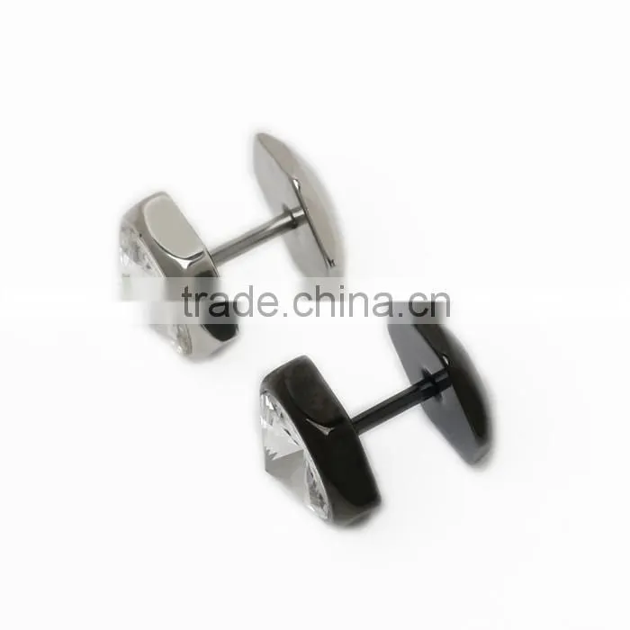 2016 New Arrival Anodized Stainless Steel Fake Ear Plugs