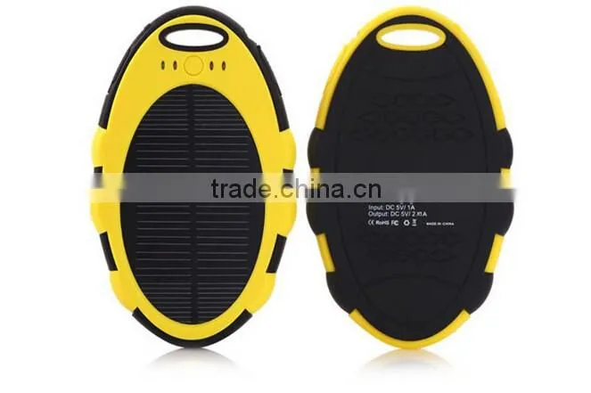 Mobile phone accessory 4000mAh mobile solar charger solar mobile phone charger solar charger for mobile with keychain