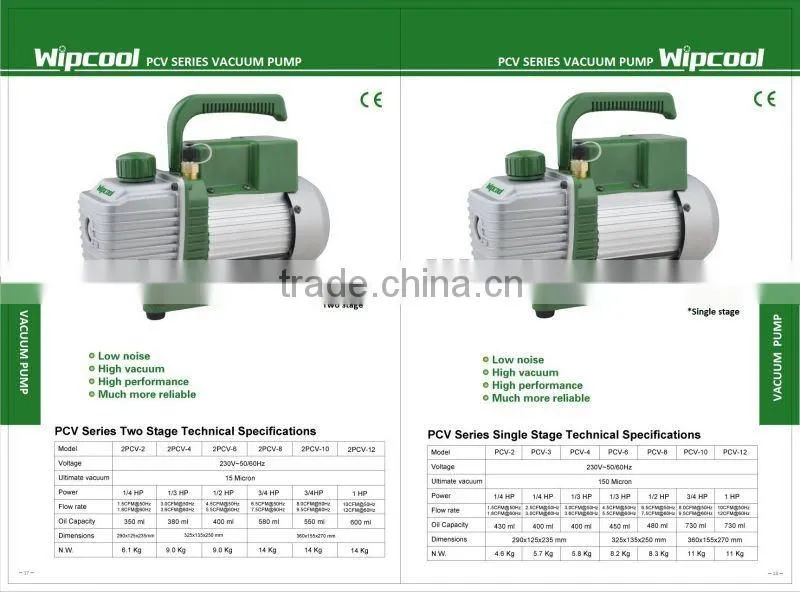 high quality dual-stage vacuum pump 2PCV-6