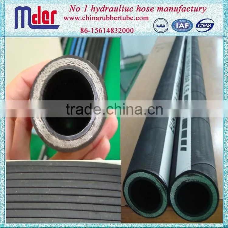 SAE100 R1at R2at R9 R12 R13 R15 4SH 4SP Rubber cutting Hydraulic Hoses