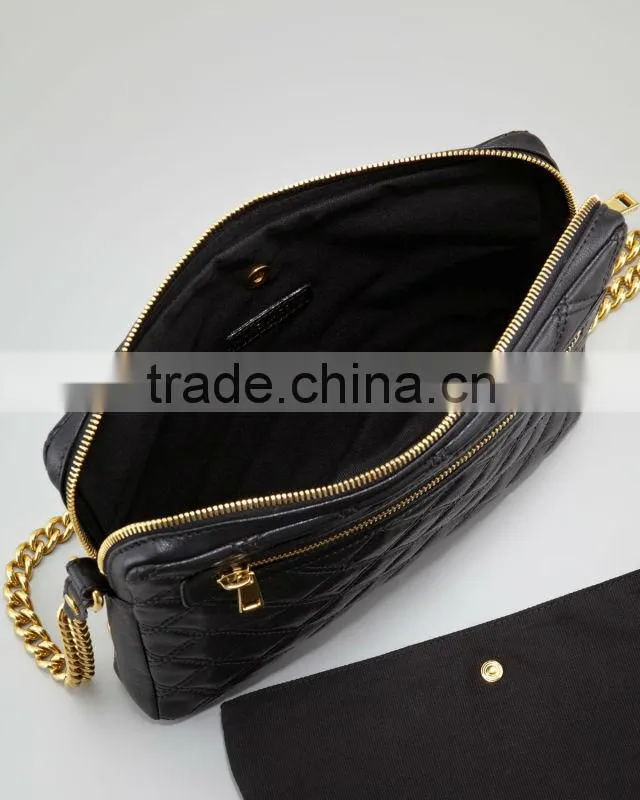 fashion Quilted lambskin leather crossbody bag for Ipad