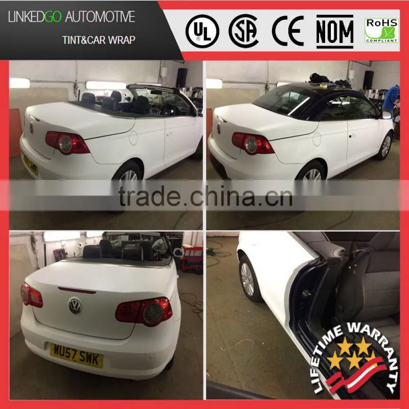 Professional Green car wrap vinyl 1.52*30M air bubble free matte vinyl wrap