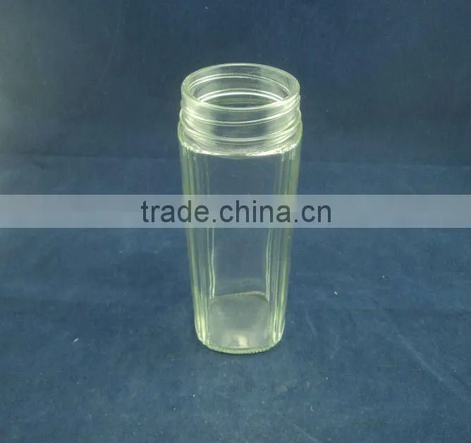 square design glass drinks packing bottle jar