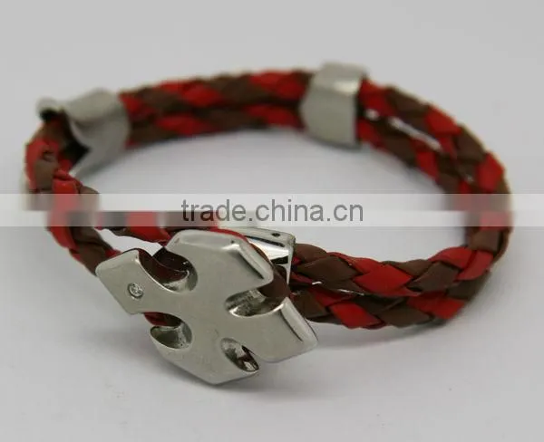 Fashion leather wristband for wholesale-ZB3340