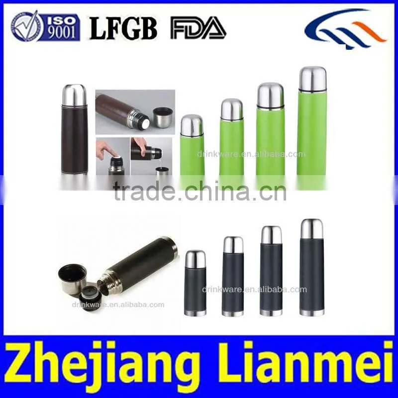 Eco-friendly FDA LFGB stainless steel vacuum water bottle, sport water bottle, military water bottle