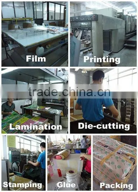 full color print folded paper brochure booklet paper flyer