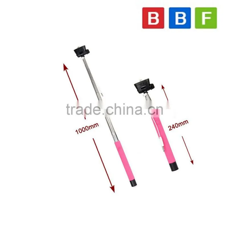 wholesale selfie stick with wire control ,wired selfie stick