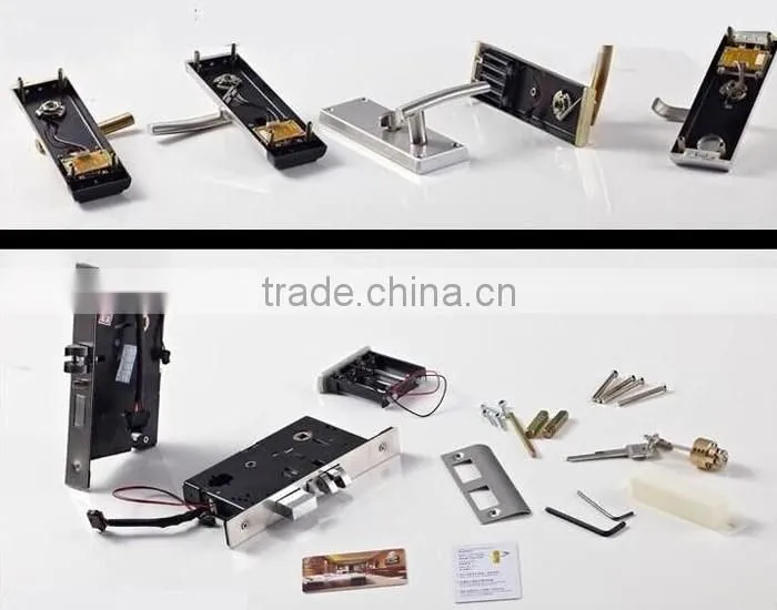 Free software stainless steel RFID smart hotel lock
