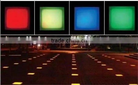 RGB LED garden paver light