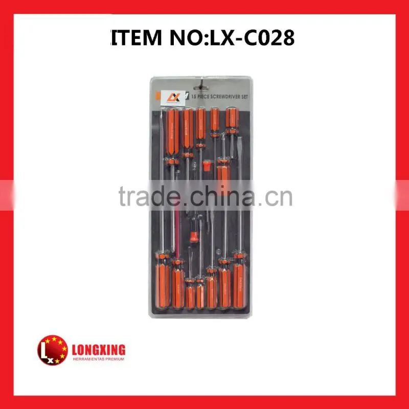 Factory Supply best selling promotion 15 pcs multi-function screwdrivers set