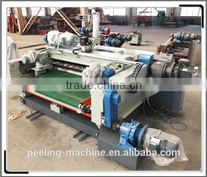 cnc wood lathe machine / wood veneer peeling