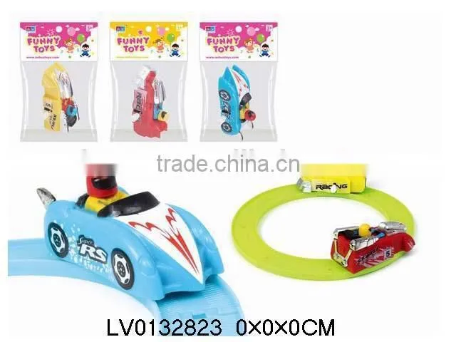 New design plastic wind up railway car promotional toys for children