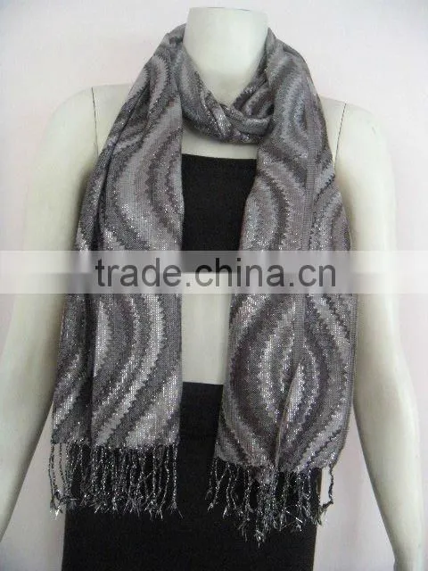100%viscose Jacquard shawls&scarf