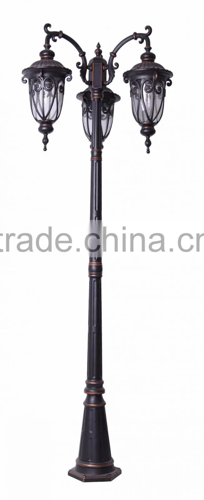 Manufacturer Die Cast Aluminum Garden Lamp Post