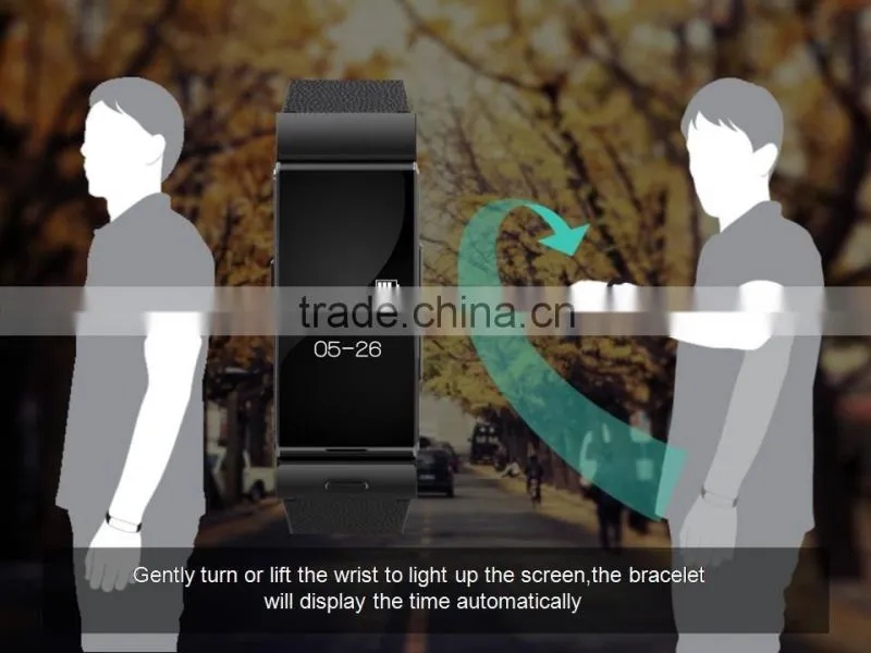 TOMI Latest product factory unique design mini smart wristband support Android smart phones