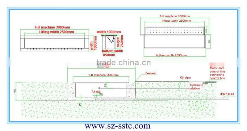 Hydraulic automated road barrier