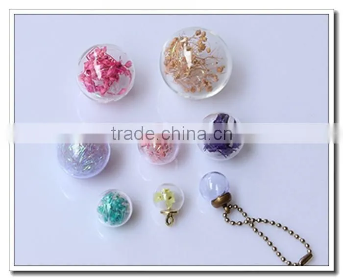 All the accessories can be offered:chains+small fittings+pendants&charms >< Bulk designs for hollow transparent glass ball rose