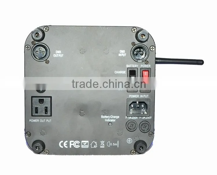 battery wireless 6*10w 4in1 rgbw white led stage lighting