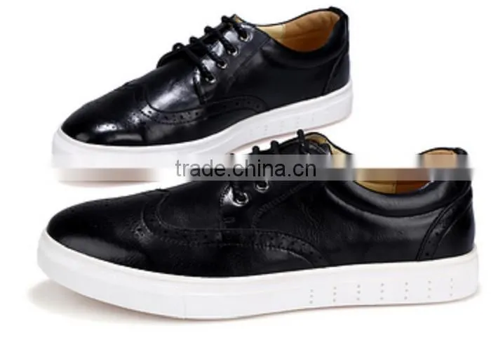 Men Casual Leather Shoes Non-Slipping Cheap Slip on Shoes For Men