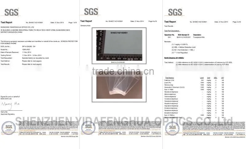 factory wholesale screen protector New Front + Back HD Film Clear Screen Guard buy from China