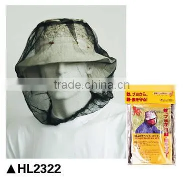 nylon mosquito mesh head net for outdoor activities