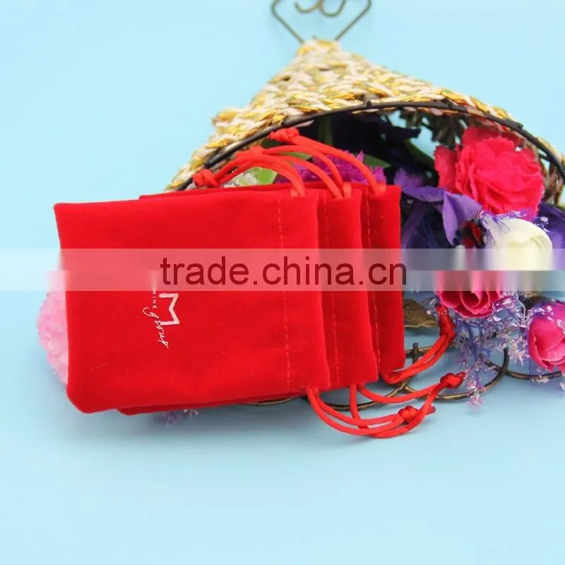 Long Velvet Pen Pouches /Bags with Drawsting