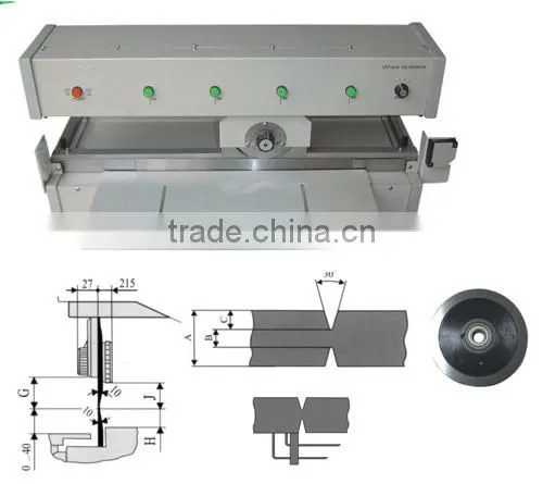 PCB Cutting aluminium base board depaneling tool-YSV-1A