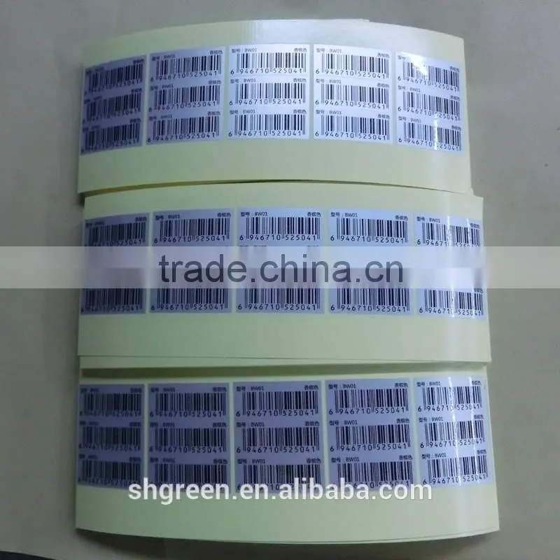 Hot stamping gold logo paper sticker
