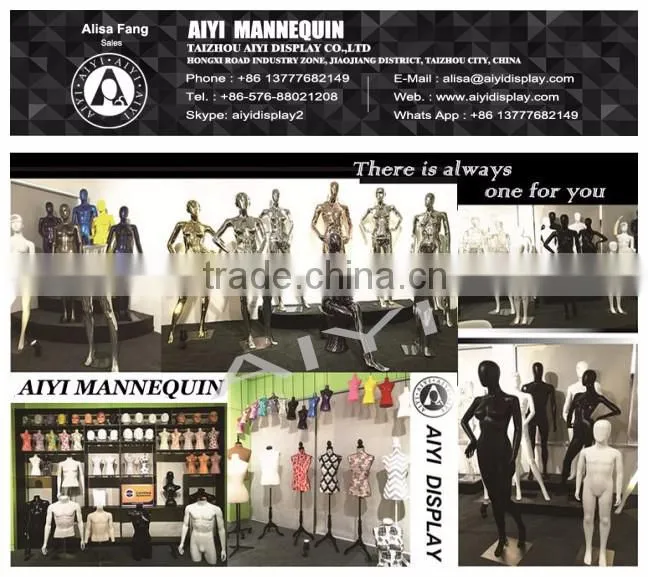 100%human hair mannequin head put on for window display