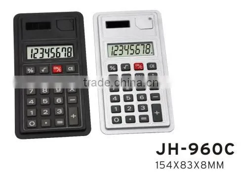 New design two way solar&battery power desktop electronic calculator