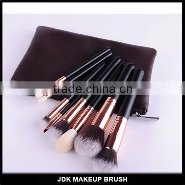 24pcs vegan bamboo handle makeup brush set with powder angled foundation lip eye brush