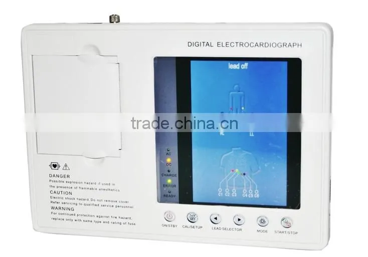 CE approved 3 channel Resting ECG Machine Electrocardiograph electrocardiogram EKG OEM
