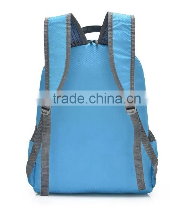 Alibaba express china Fashion High Quality Lightweight Folding Backpack Bag