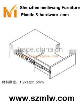 all steel 45mm automatic ball slide back to position 3 fgv drawer slide