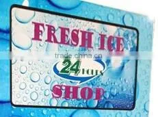 ice vending machine for sale with 280kg/day ice capacity with IC card and coins