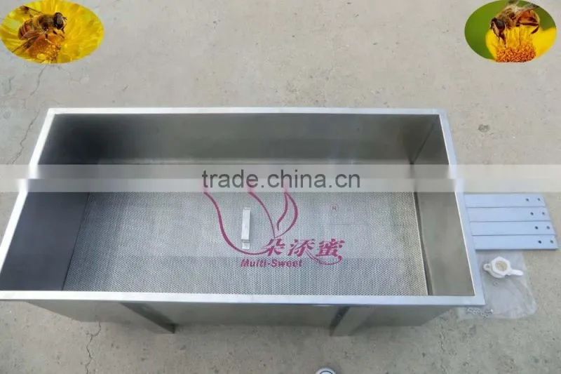 2016 New Desgin Honey Bee Stainless Steel Uncapping Honey Tank With Filtering Net