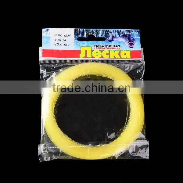High quality latest design yellow nylon fishing line with competitive price