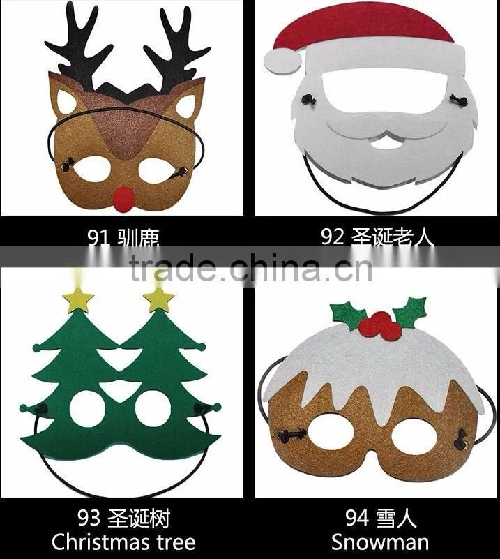Wholesale Masquerade Black Party Eye Superhero Kids Cheap Felt Mask