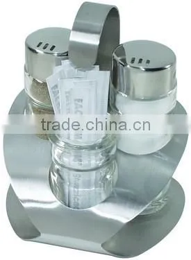 decorative glass seasoning set