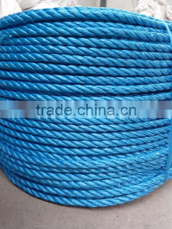 pp splitfilm rope silver rope blue color