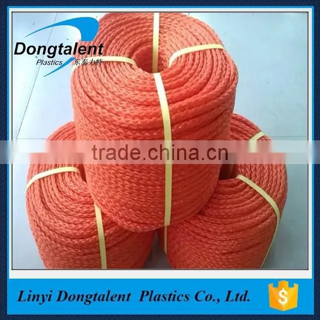 Hot sale 6mm nylon braided rope for marine use