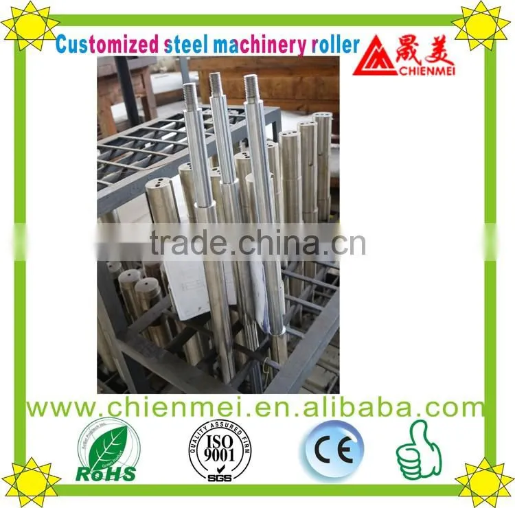 Customized steel machinery roller for metallurgical equipment/big size machined parts