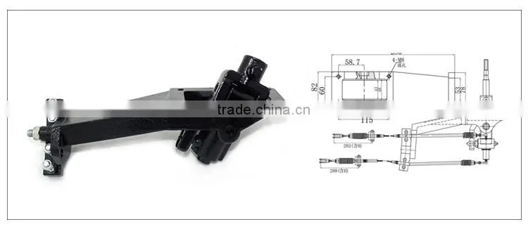 GJ1128 gear shift and select cable control used buses for sales