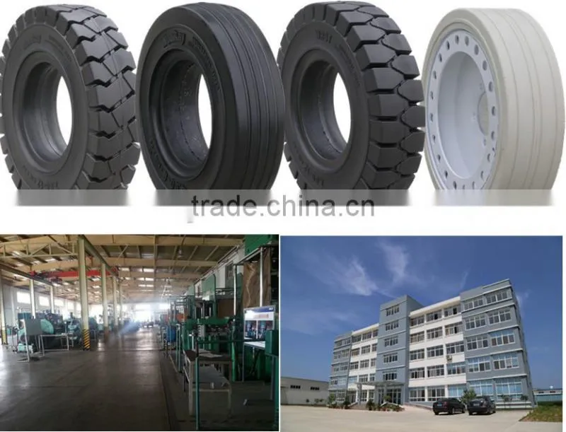 Top Quality Industrial Tyre 28x9-15 12pr, Non Marking White Solid Tires for Forklift (many sizes)