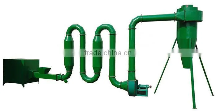 low consumption airflow sawdust dryer