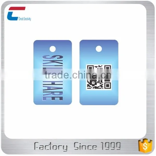 Plastic Key Tag PVC Card with a hole