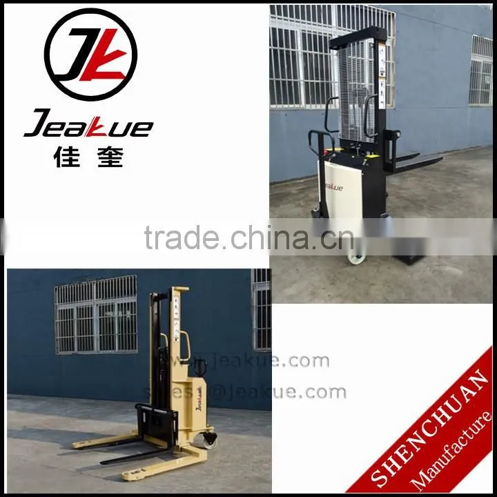 2T straddle semi electric forklift Stacker